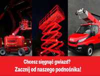 Podnośniki Koszowe 16-70 m, Podnośniki Nożycowe, Podnośniki Przegubowe