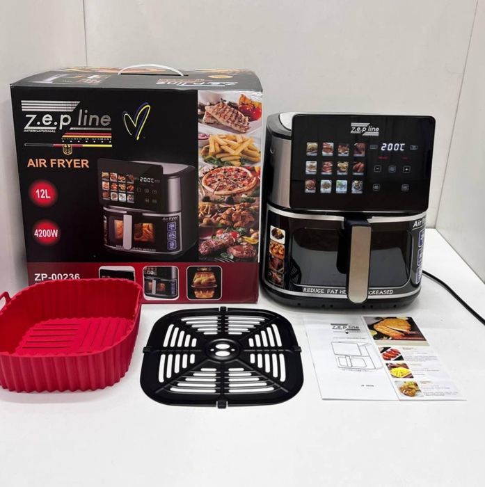 Аерогриль 12 л з двома тенами 4200 Вт Zepline ZP-00236 / аэрогриль