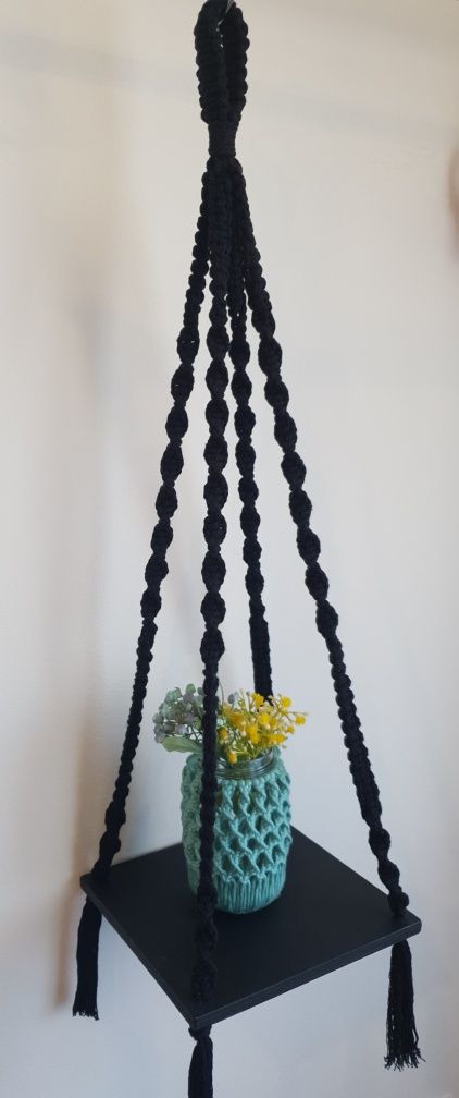 Suporte plantas macramé