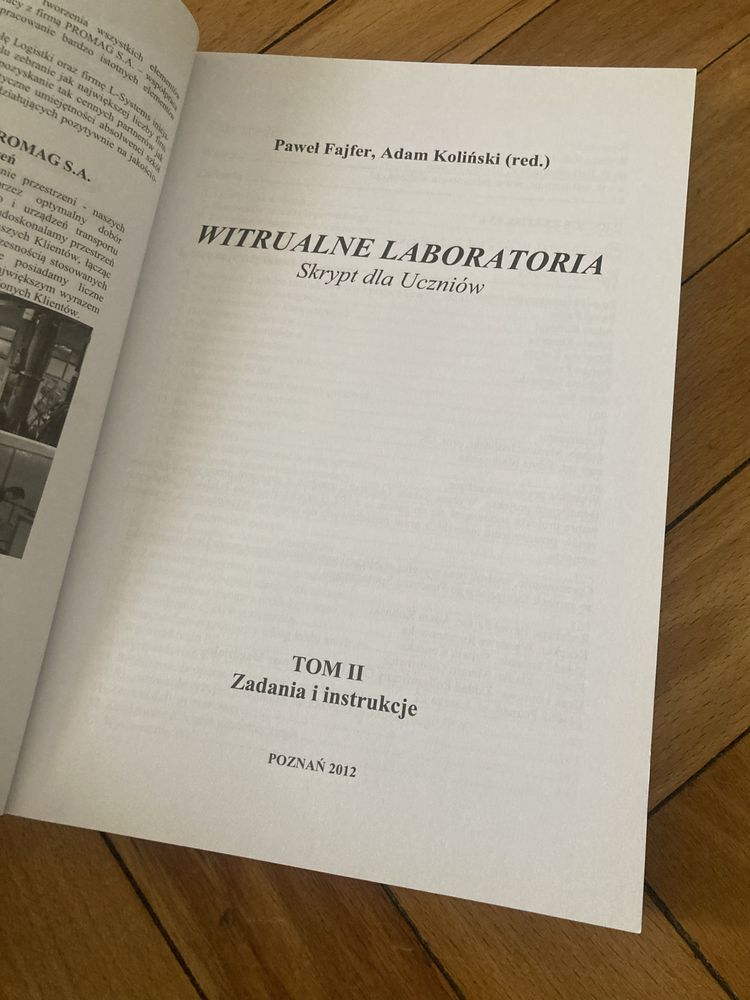 Wirtualne laboratoria tom II zadania i instrukcje