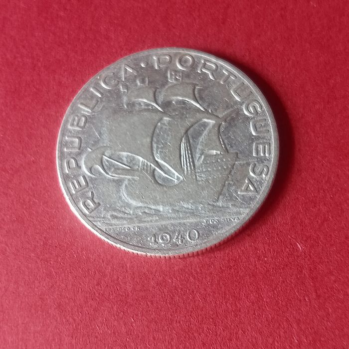 moeda prata 5.00 ano 1940