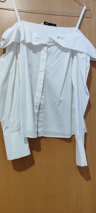 Camisa ombros descobertos Zara