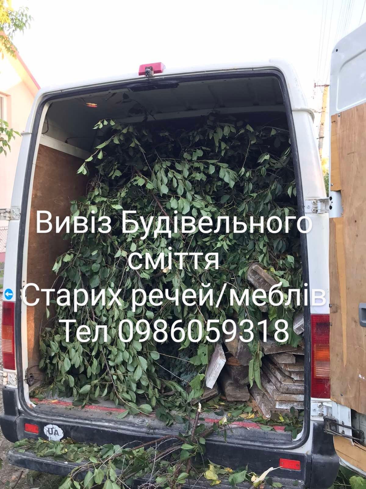 Вивіз будівельного сміття.