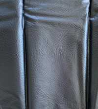 Кожзам, дермантин чёрный теснённый 135 х 200 см для обивки мебели