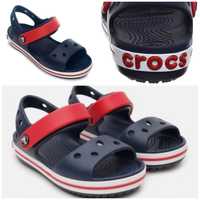 Детские босоножки сандалии Crocs синие c12