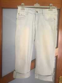 Spodnie 3/4 jeansowe