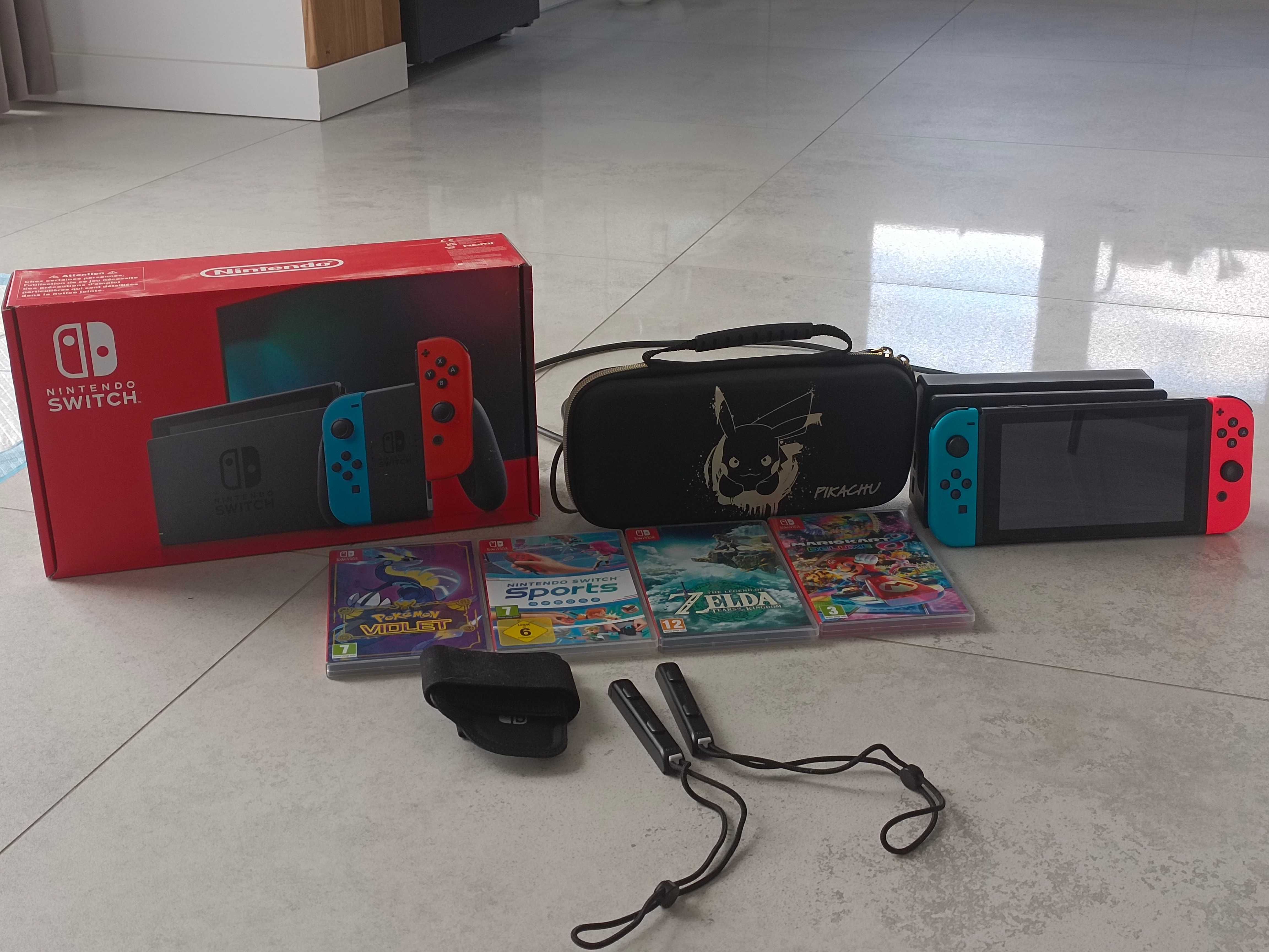 Sprzedam NINTENDO SWITCH akcesoria + gry