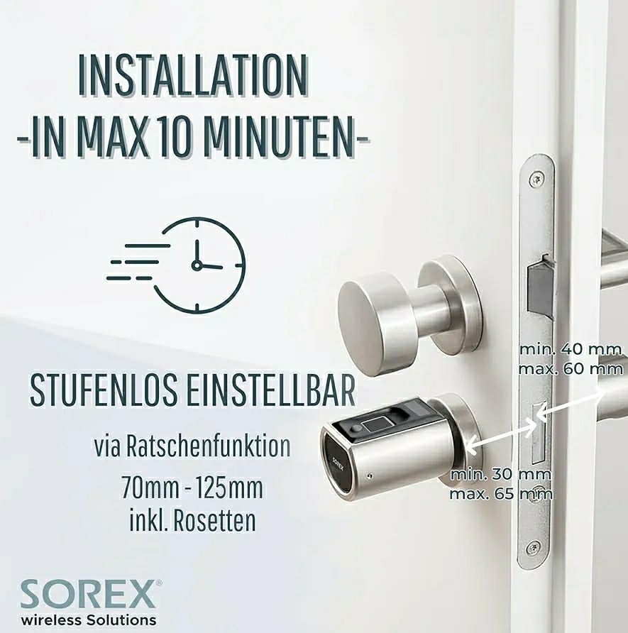 Smart циліндр Sorex Flex з Германії