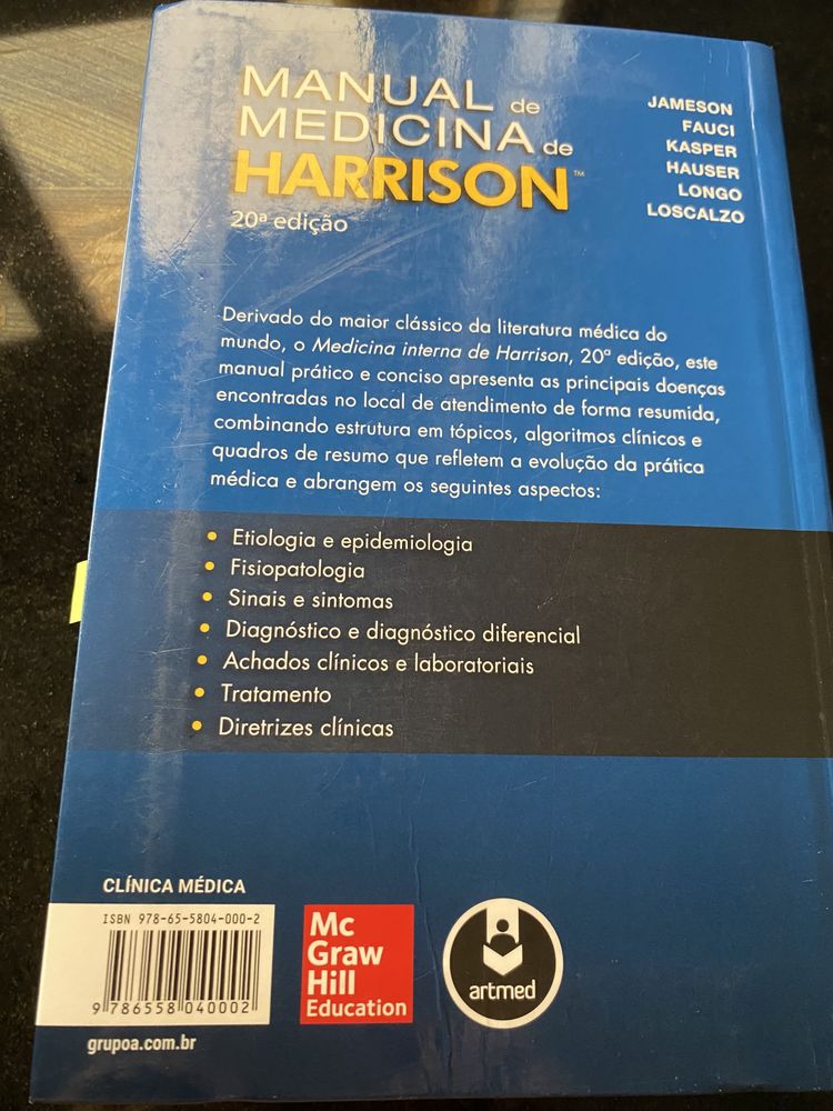 Manual de Medicina de Harrison (20ª Edição)
