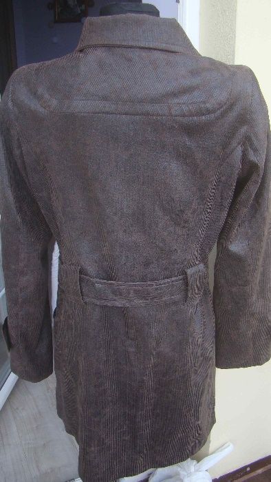 Damski brązowy wiosenny jesienny płaszcz firmy Haga 40 (L)