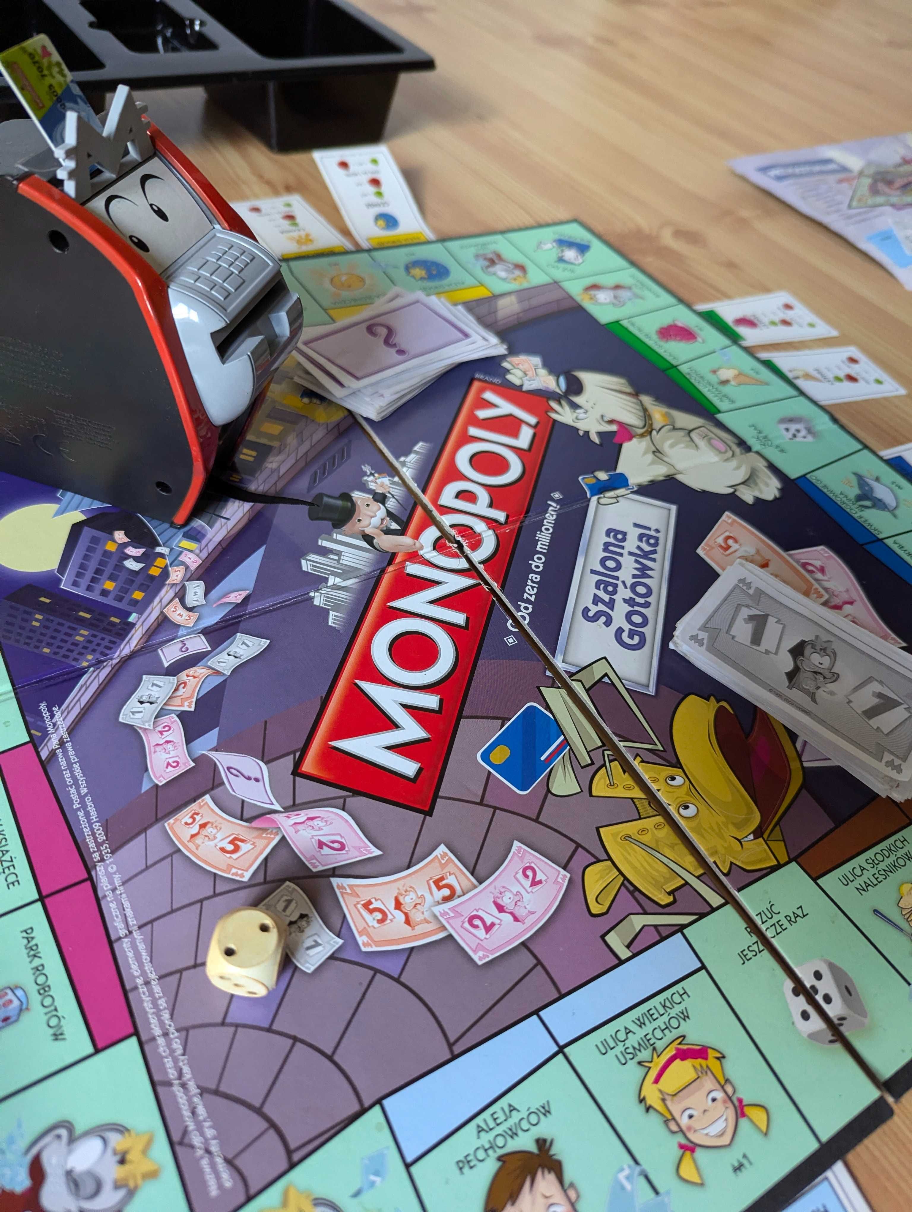 Monopoly Zwariowany bankomat Szalona Gotówka