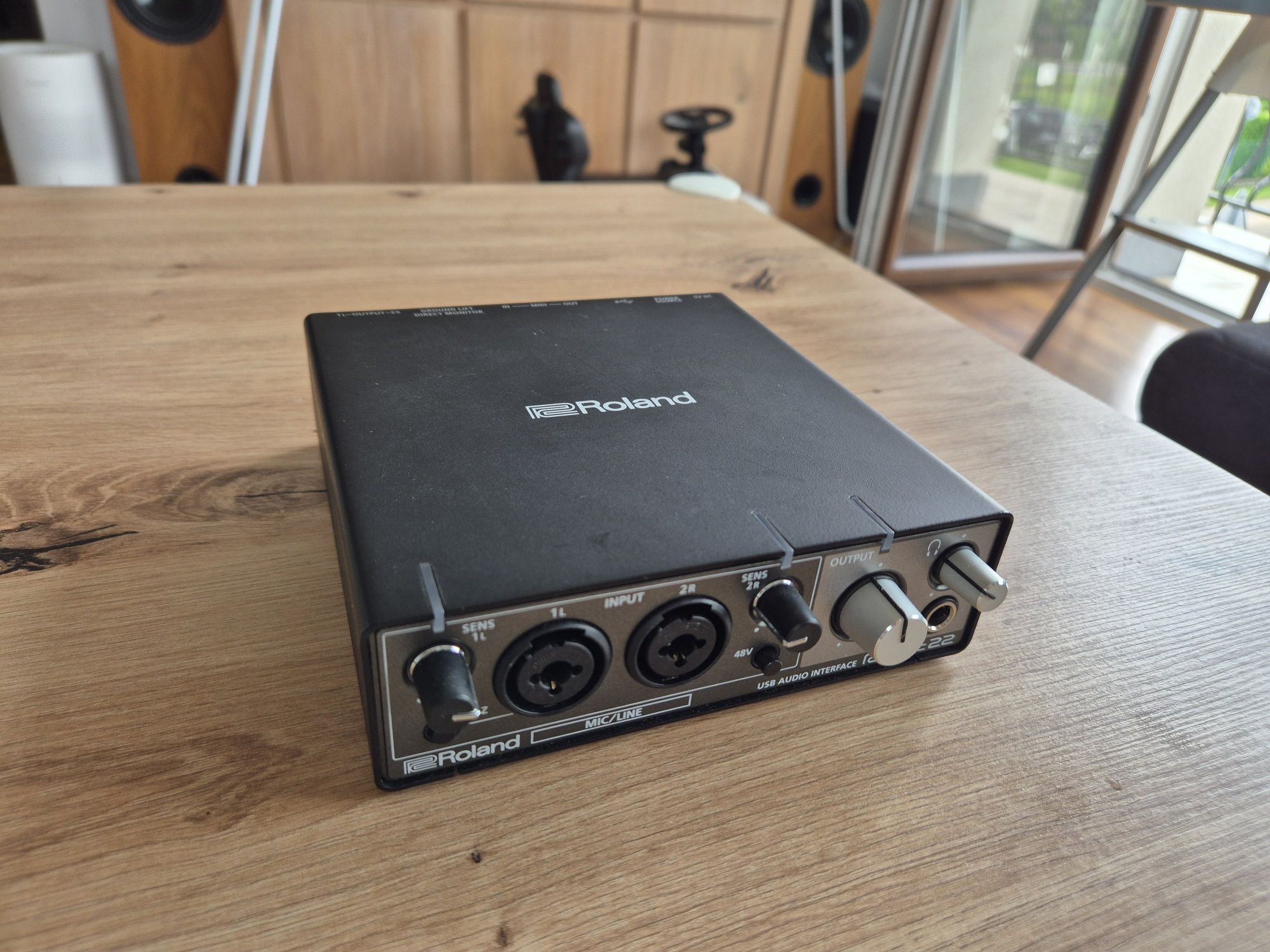 Roland rubix 22 interface