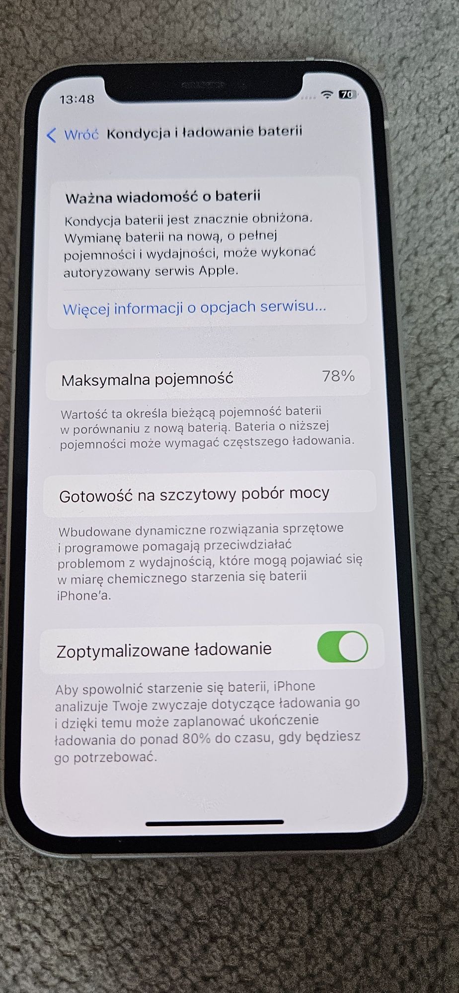 iPhone 12 mini biały