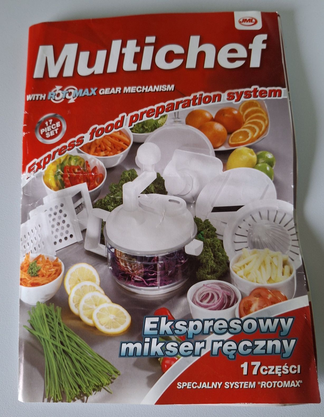 Ekspresowy mikser ręczny Multichef 17 cz.