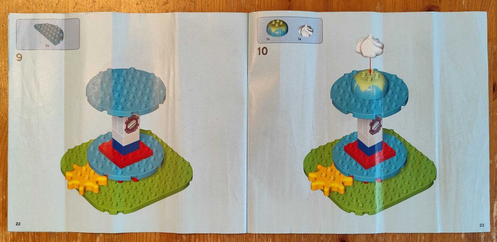 Lego Duplo 10841 Wesołe miasteczko/Karuzela, instrukcja