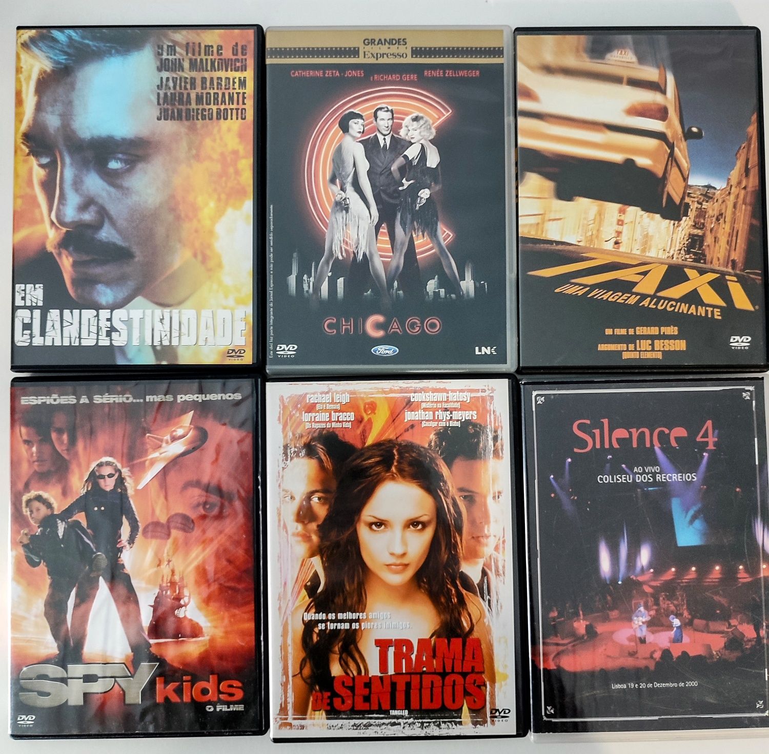 DVD's originais.