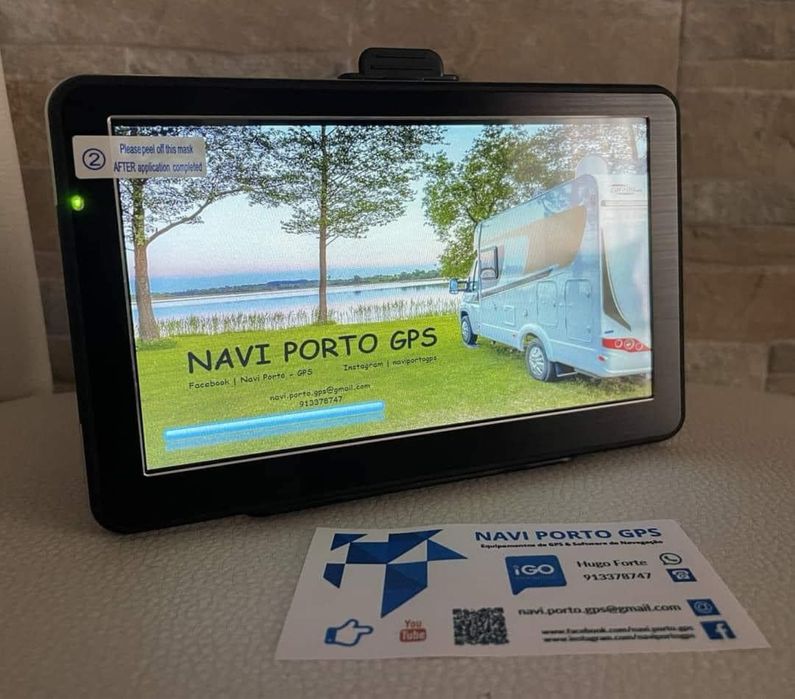 PROMOÇÃO - GPS Autocaravana 7”  Europa + Marrocos | 2025