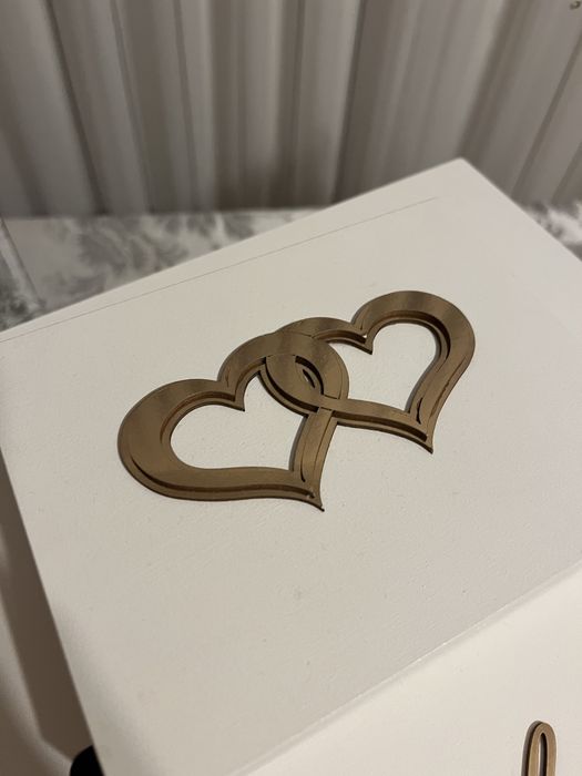 Pudełko na koperty i pudełko na obraczki