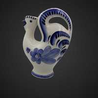 Karafka GZHEL RĘCZNIE MALOWANA Rosyjska porcelana ZSRR  B41/050411