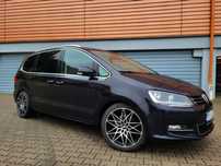 Volkswagen Sharan SHARAN 2.0TDI DSG Alkantara Skóra 7 foteli Alu 19' Super stan Ks. Serw