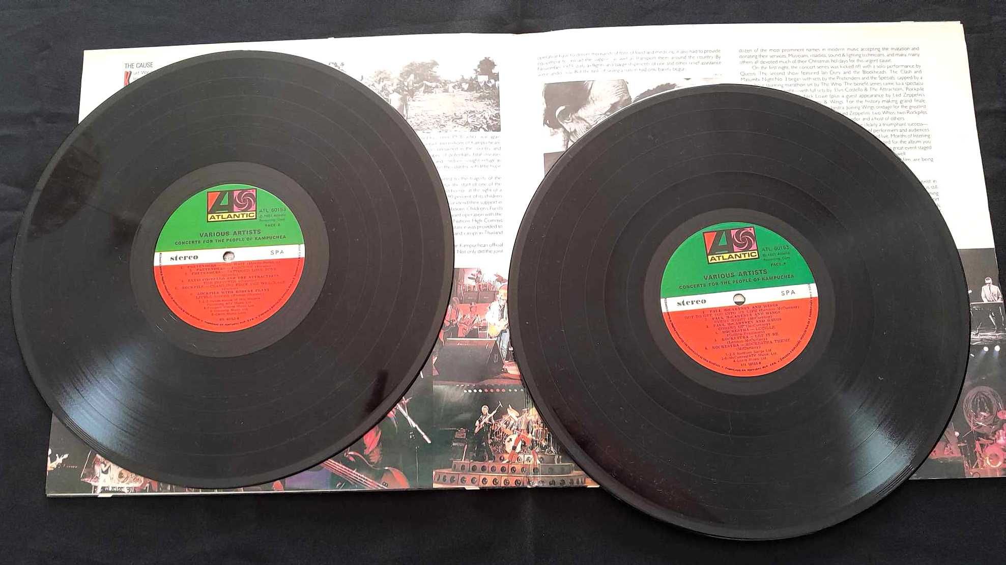 LP duplo Concerts for the People of Kampuchea, 1981  ESTADO IMPECÁVEL