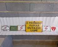 Lote de chapas antigas, esmaltadas.