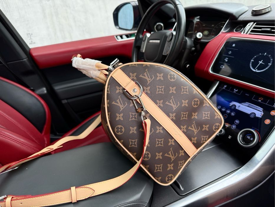 Сумка Louis Vuitton Keepall мужская коричневая  коричневая женская