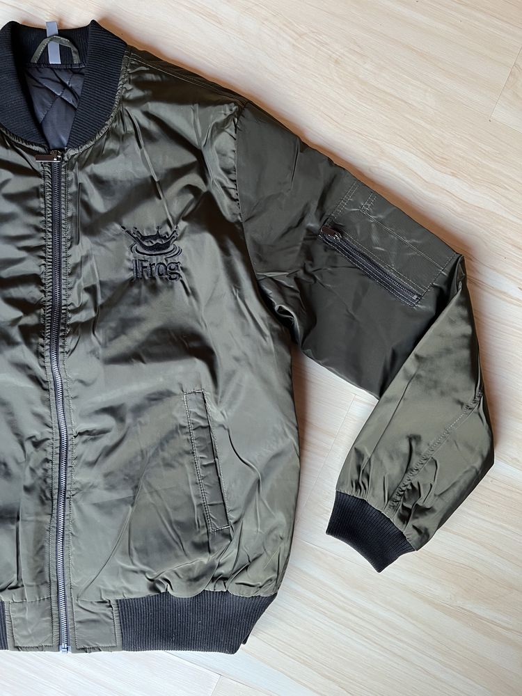 Kurtka bomber Nowa XL khaki Kariban