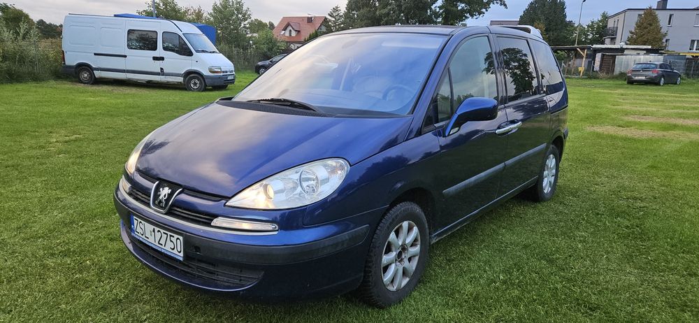 Peugeot 807 Skóra el.drzwi boczne klimatronik xenon Hak Długie Opłaty