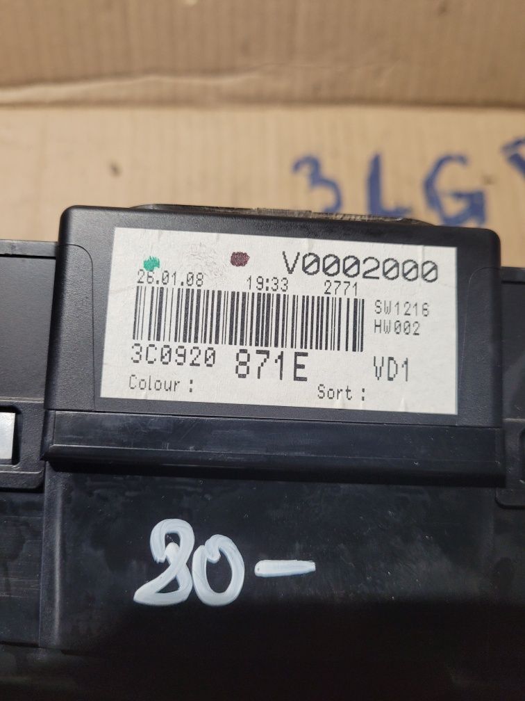 Licznik zegary vw Passat b6 diesel 2008r Siemens VDO