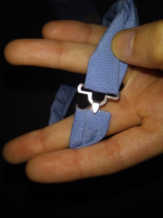 Gravata azul bebé menino