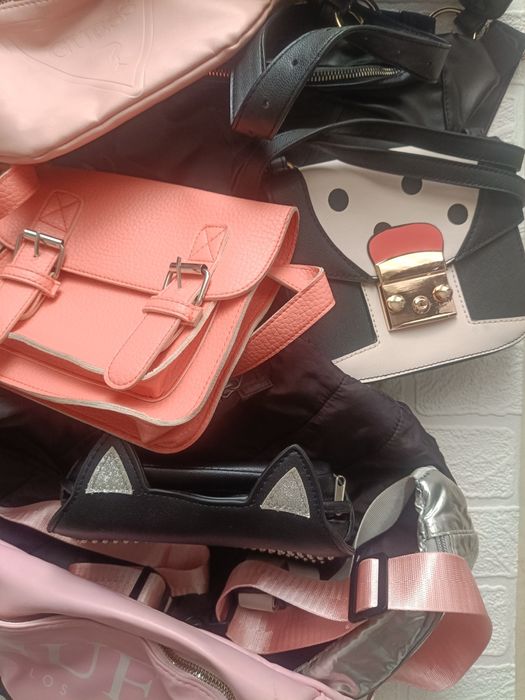 Zestaw kpl torebka nerka listonoszka różne kolory