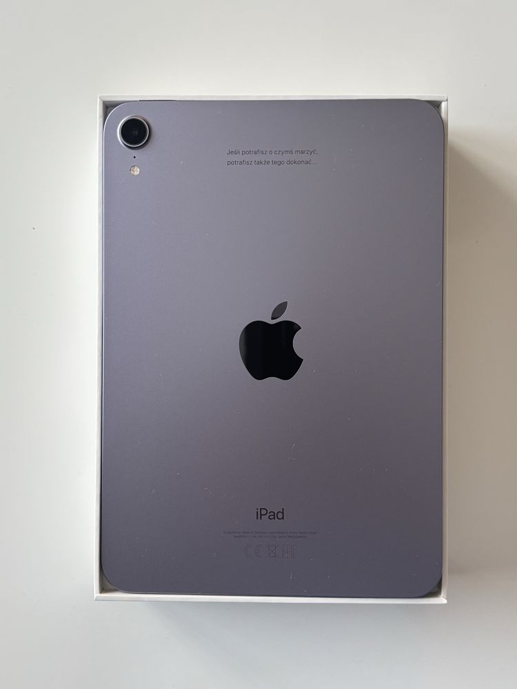 iPad mini 6 gen. 64GB WiFi, fioletowy + Apple Pencil + etui GRATIS!!!