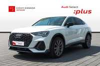 Audi Q3 Sportback 35TFSI 150KM Stronic LED/SmartphoneInterface/VirtualCocpit/KameraCofan