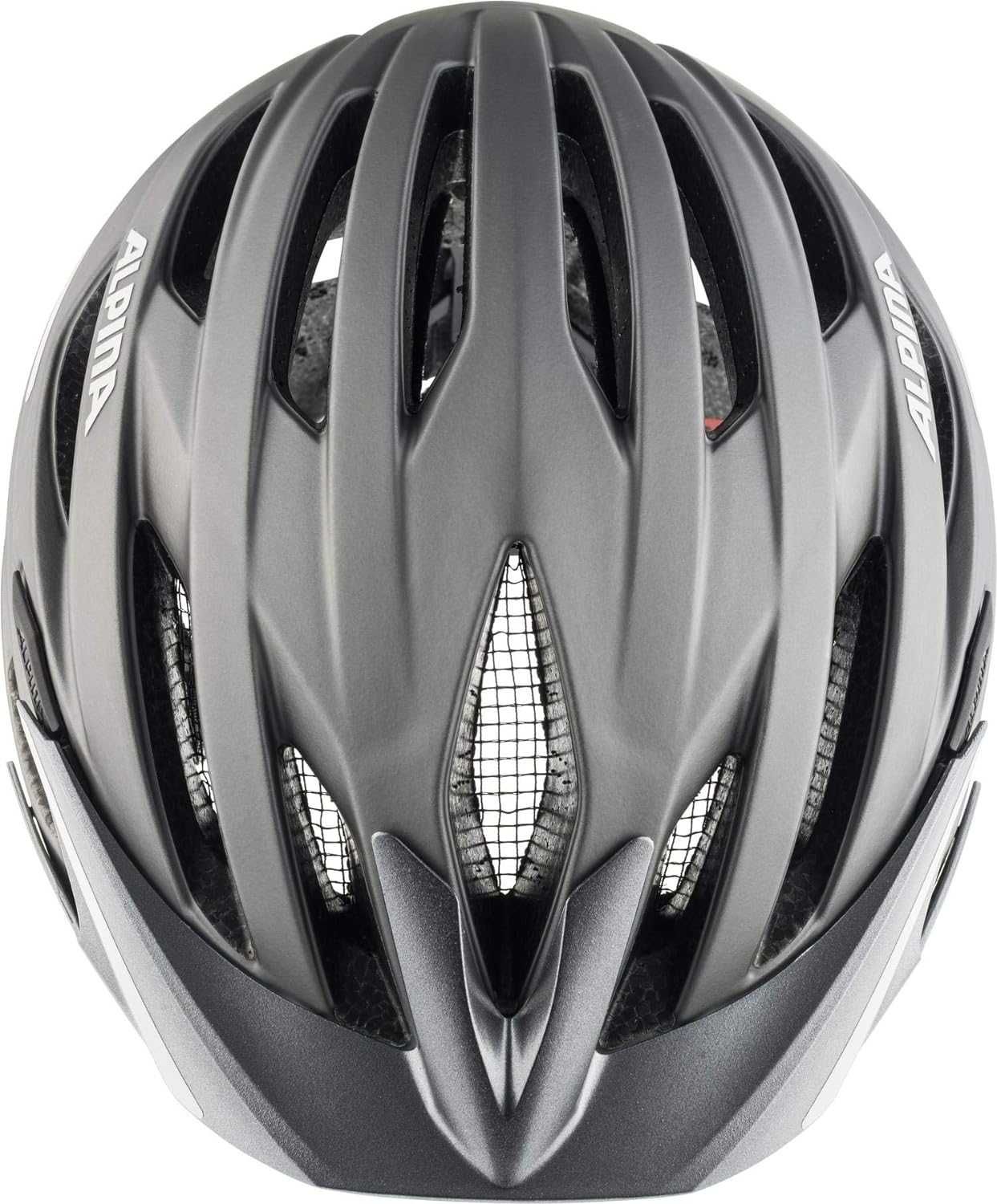 Alpina HAGA Kask Rowerowy Unisex Dark Silver Matt 58-63 cm