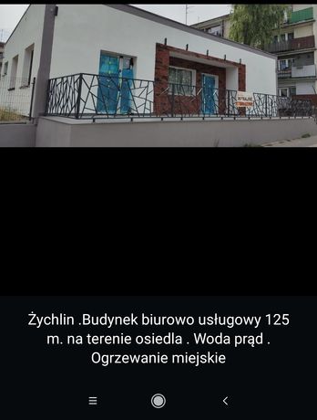 Wynajmę budynek biurowo-usługowy Żychlin Kutno