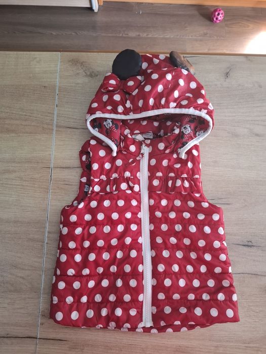 Piekna Kamizelka na jesień H&M myszka Minnie jak nowa