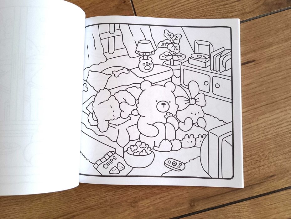 Cozy Cuties Coloring Book, kolorowanka antystresowa