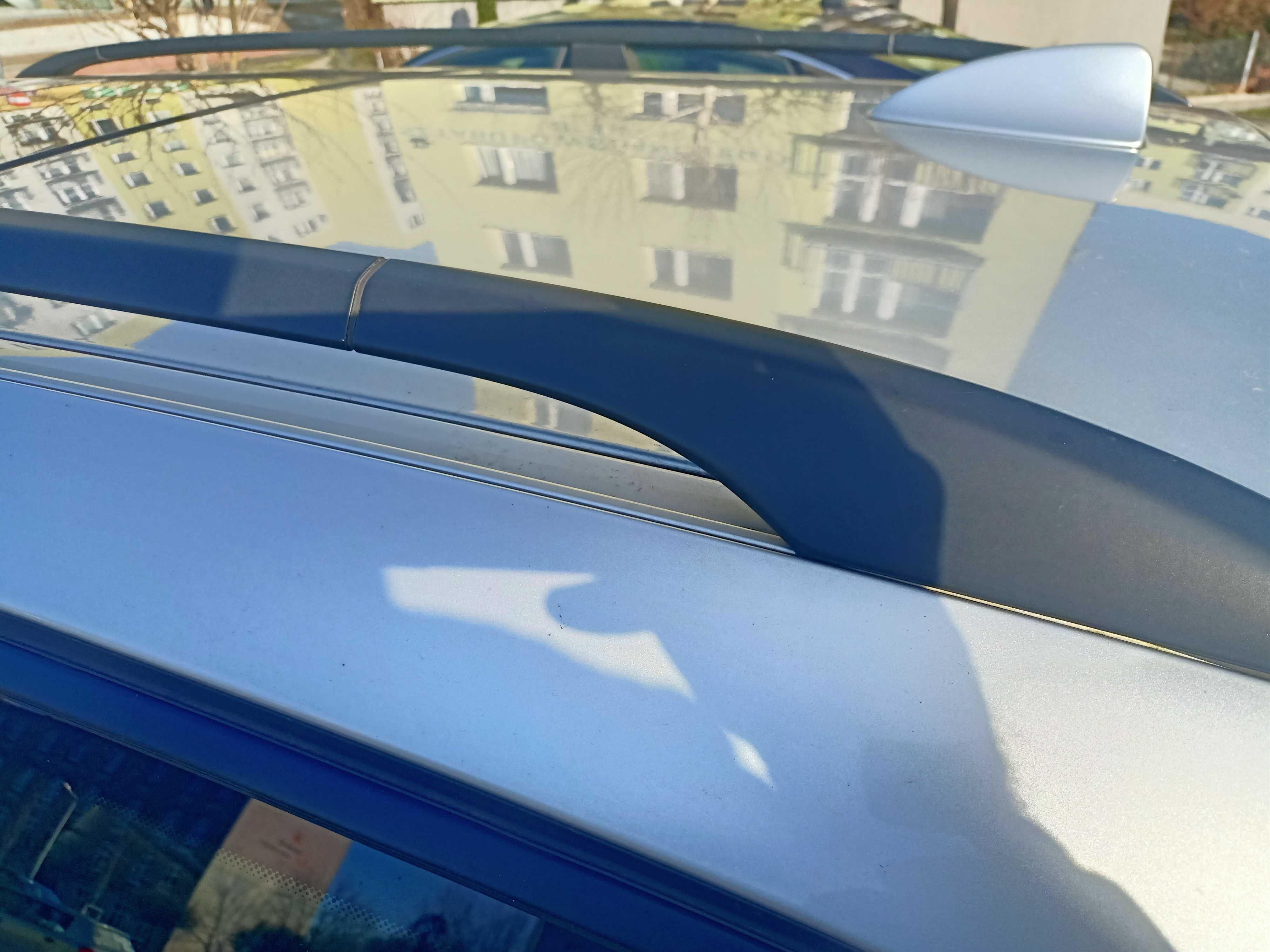 BMW E61 relingi dachowe komplet listwy czarne