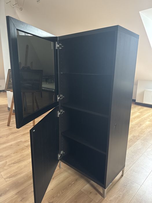 Szafka IKEA Lappviken 40x60x129 czarnobrazowa