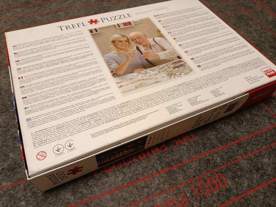 Puzzle 1500 elementów Trefl Mykonos o zachodzie słońca