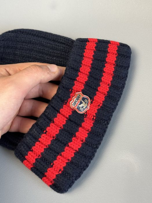 Вязаная шапка Superdry мужская (оригинал)