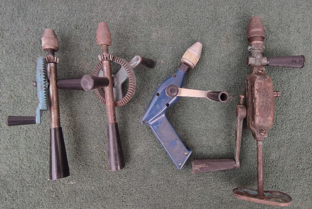 Wiertarka ręczna dla majsterkowicza zabytkowa