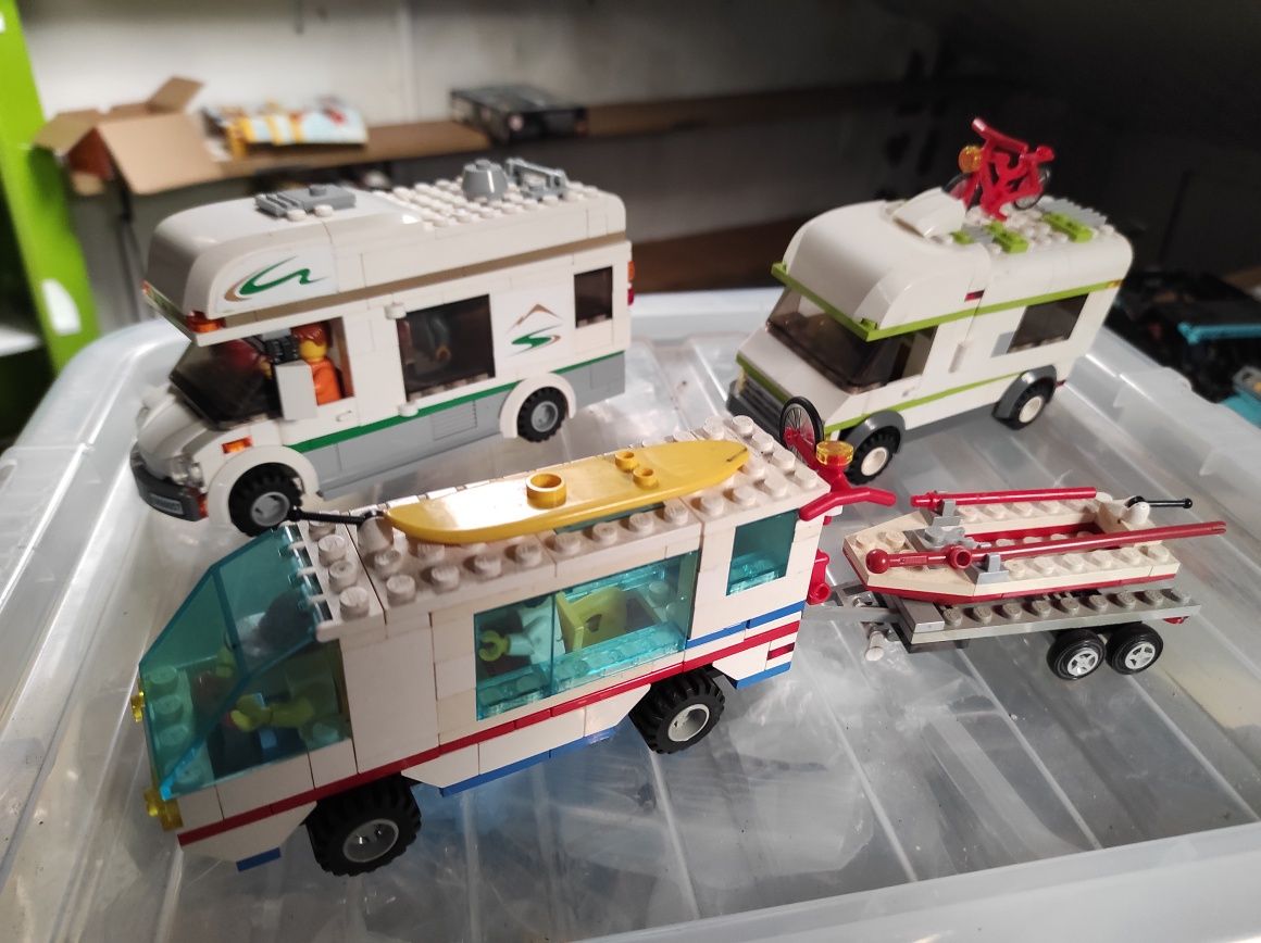 Conjunto 3 sets caravanas lego