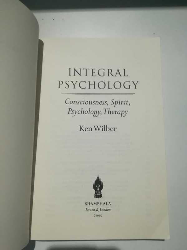 Integral psychology by Ken Wilber