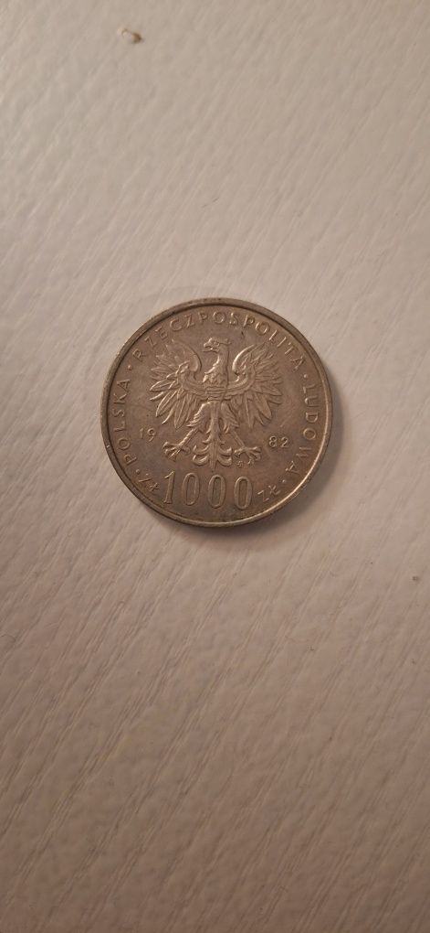 Moneta 1000zl Jan Paweł II 1982