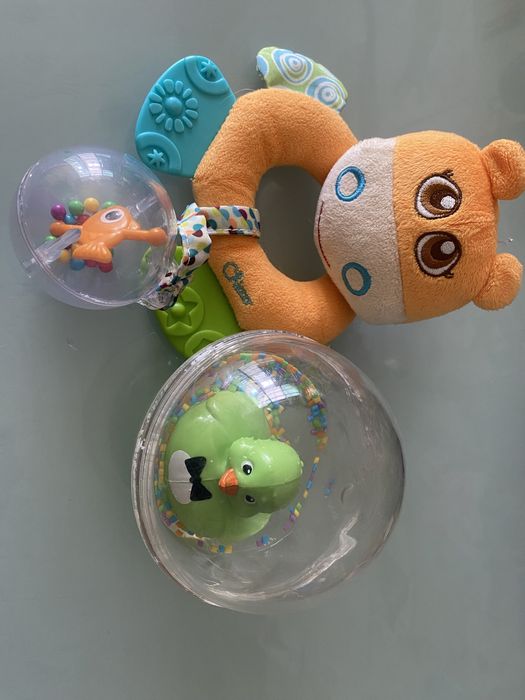Chicco Brinquedos educativos bebe Doudou chocalho, bola