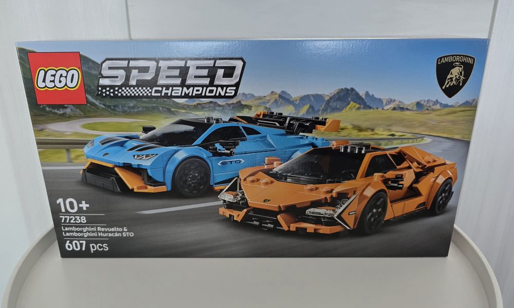 Nowe LEGO Speed Champions 77238 Lamborghini Revuelto i Huracán