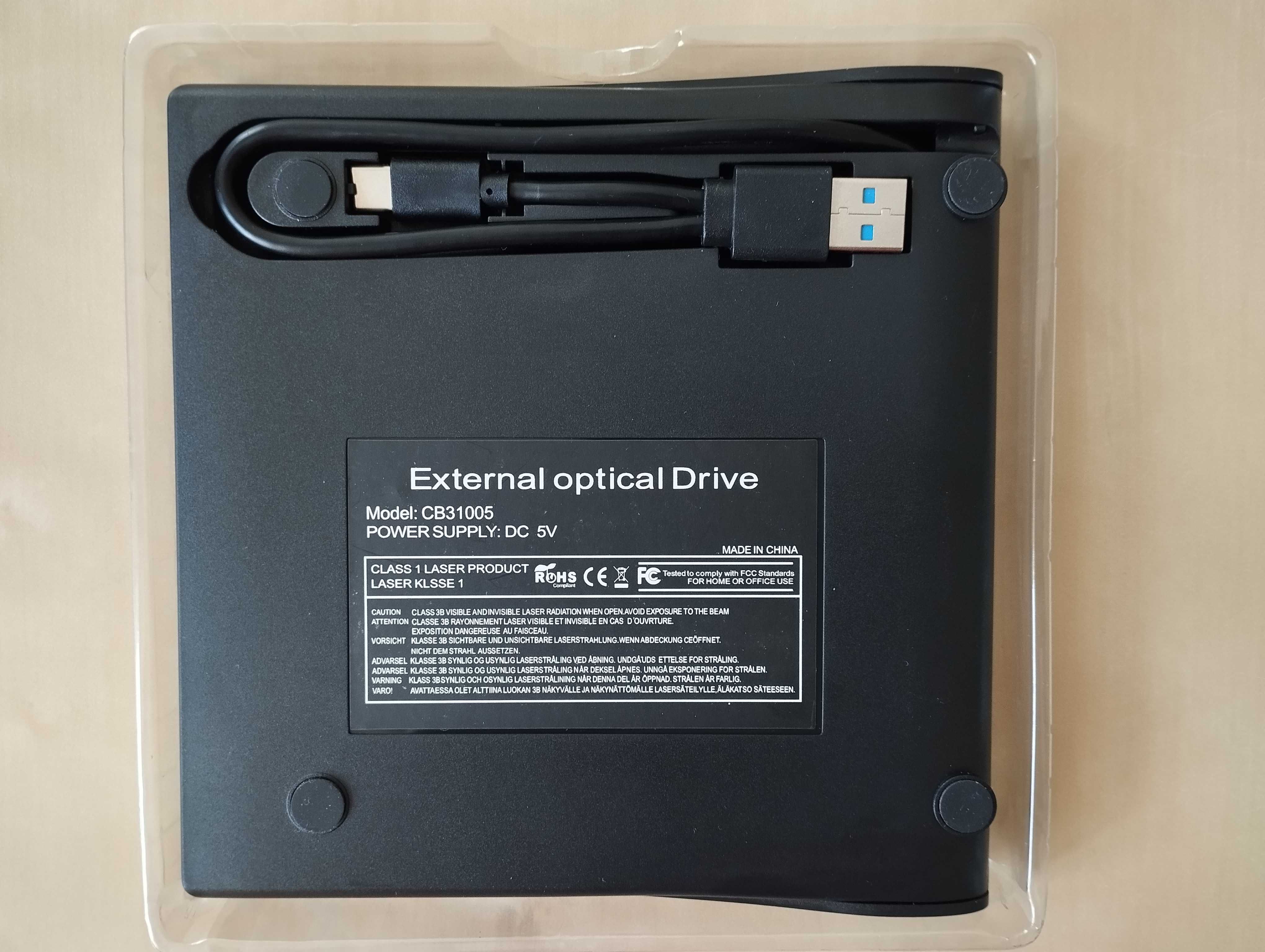 Zewnętrzna nagrywarka DVD USB micro 3.0 jak nowa