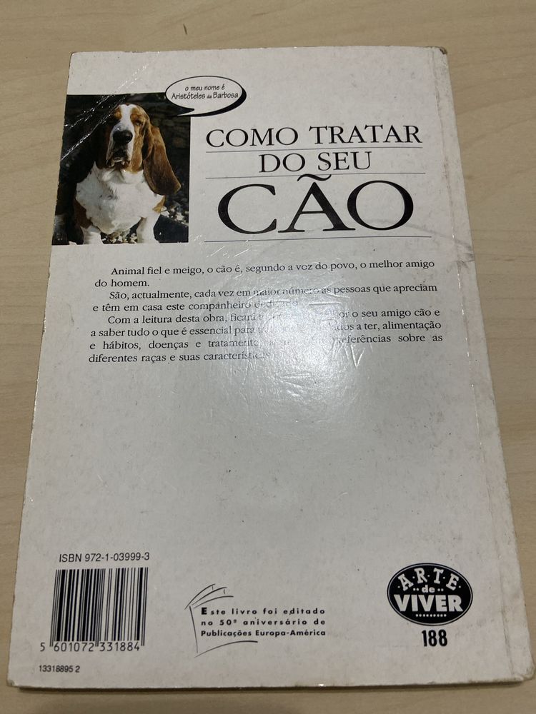 Livro como tratar do seu cão
